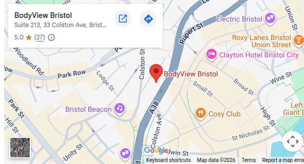 Map preview for BodyView Bristol