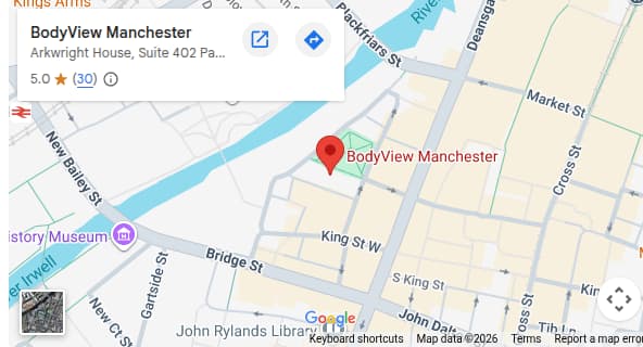 Map preview for BodyView Manchester