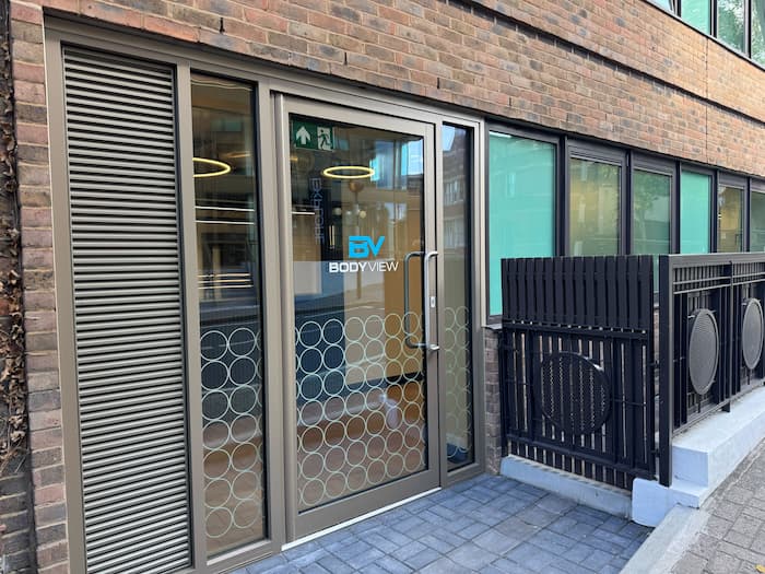The main entrance to BodyView Richmond