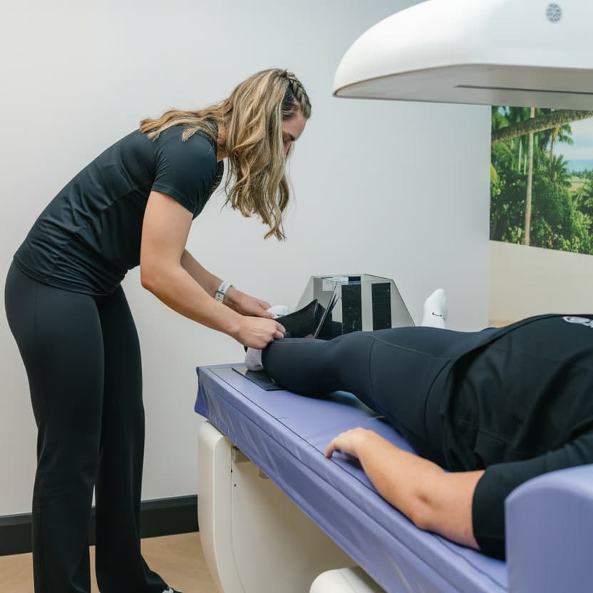BodyView reception for DEXA scanning facility in Richmond, London